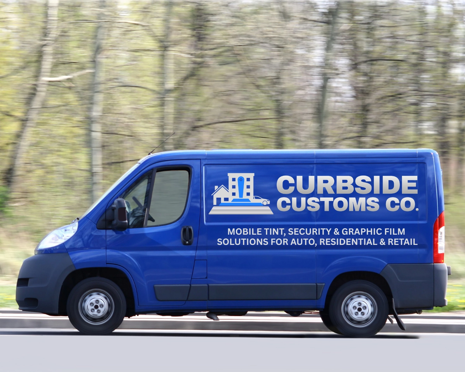 Curbside Customs Co. offers mobile service for your convenience.